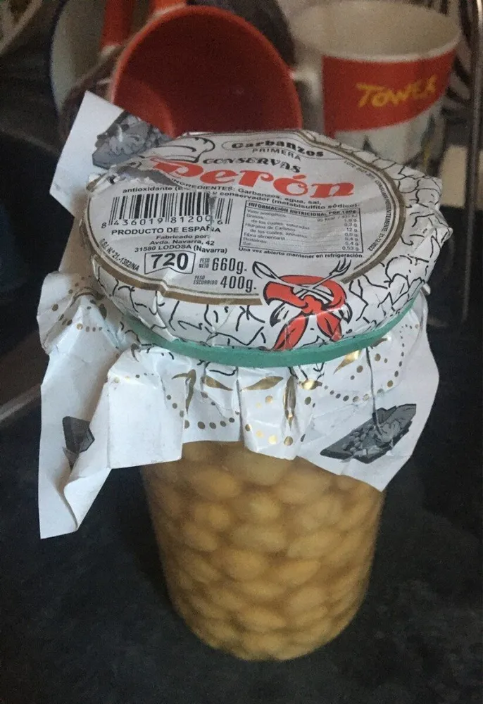 Garbanzos en conserva