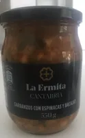 Garbanzos con espinacas y bacalao