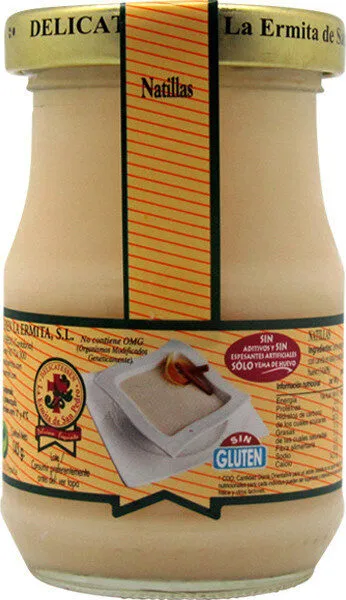 Natillas sin gluten