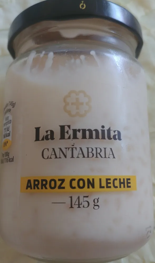 Arroz con leche sin gluten tarro
