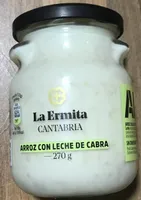 Arroz con leche de cabra