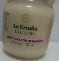 Arroz con leche desnatado