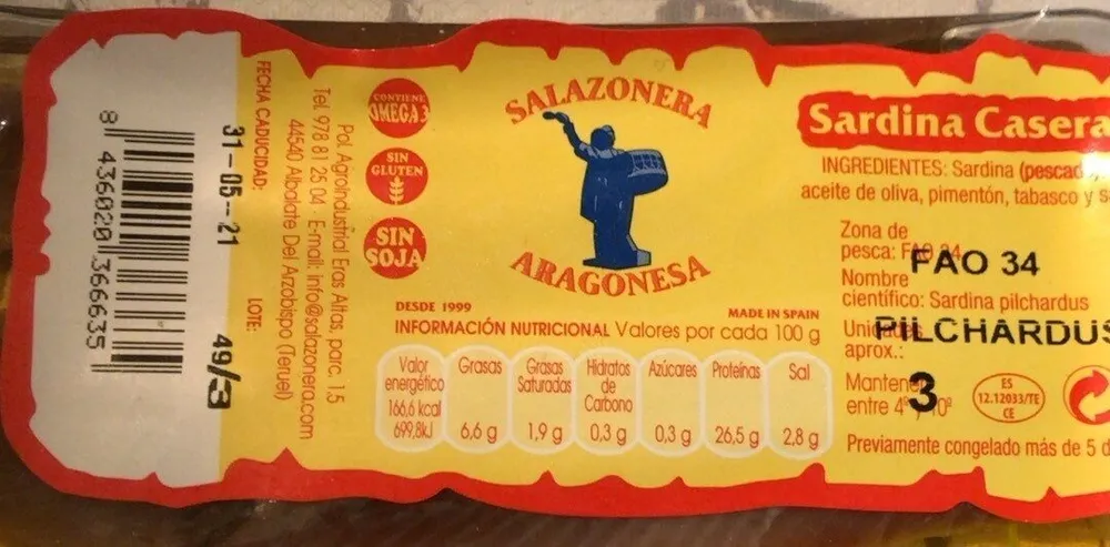 Sardina casera
