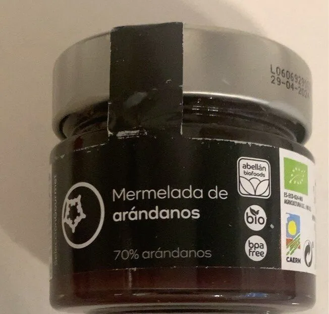 Mermelada de arándanos