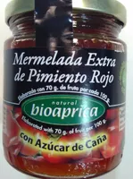 Mermelada extra de pimiento rojo con azúcar de caña