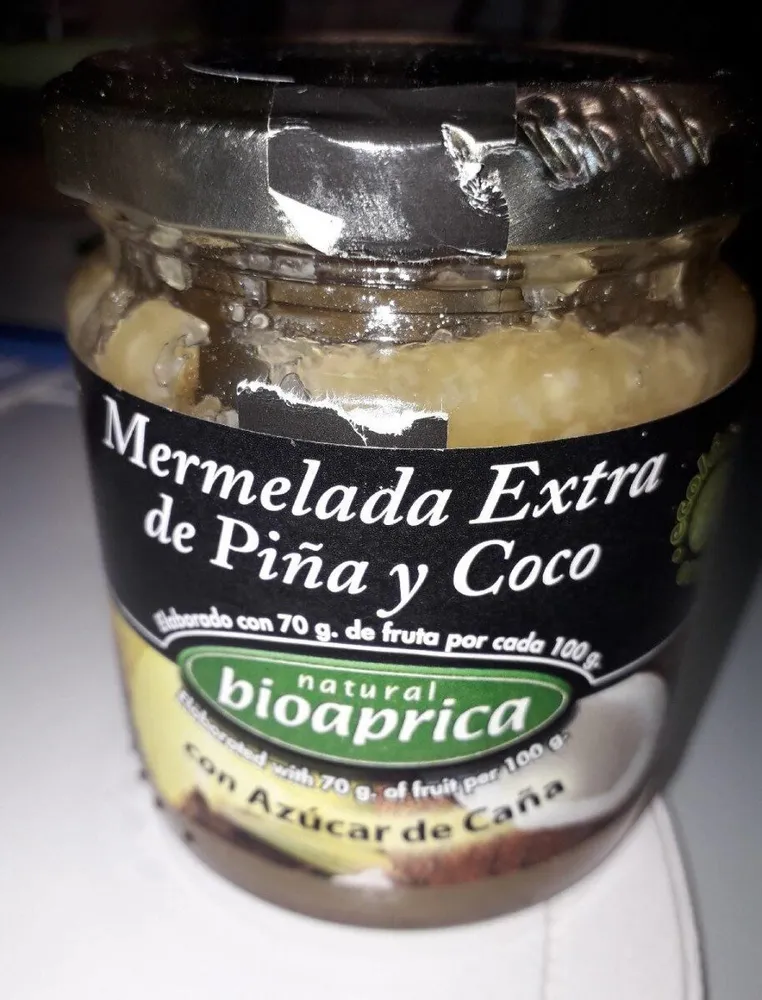 Mermelada Extra de Piña y Coco