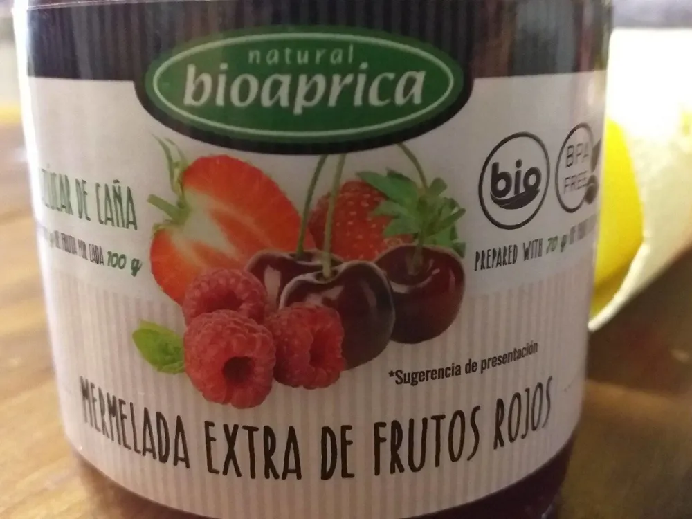 Mermelada extra de frutos rojos