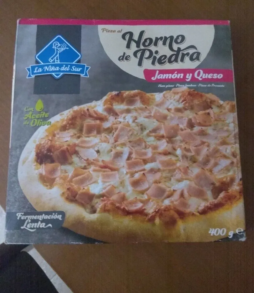 Pizza Jamón y Queso
