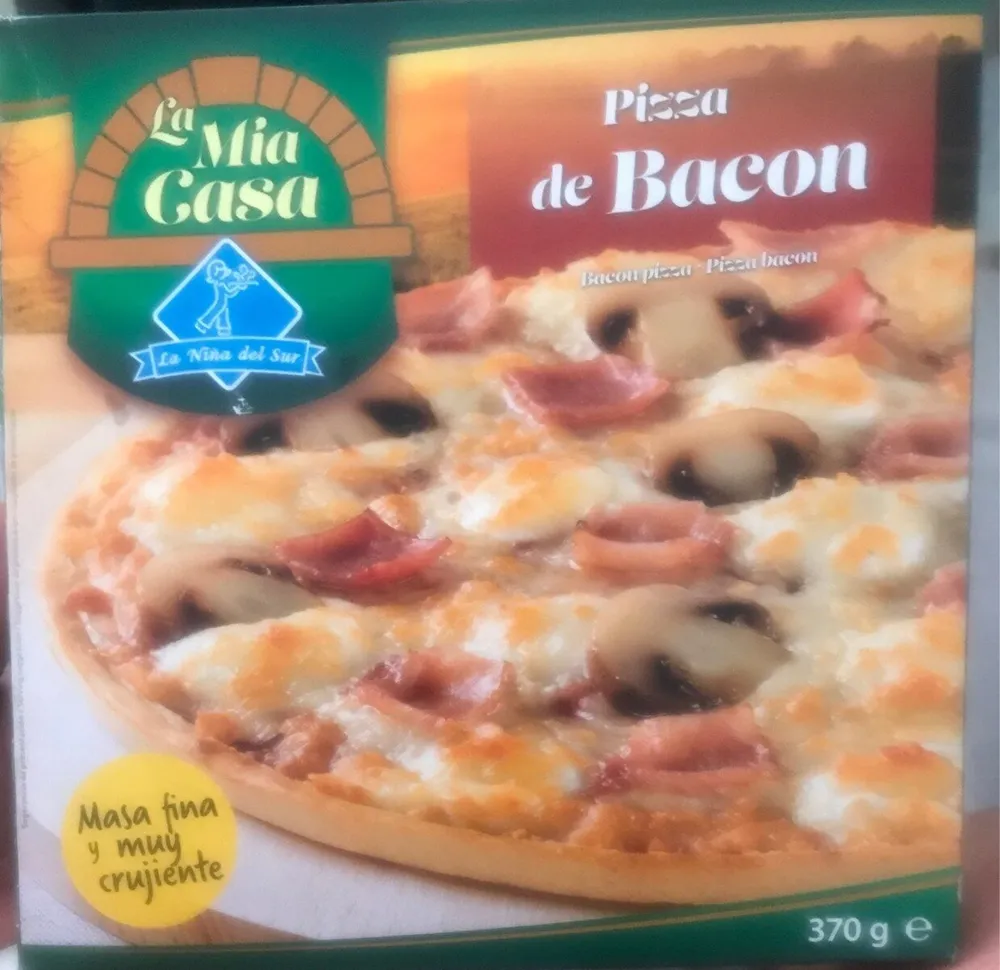 Pizza de Bacon