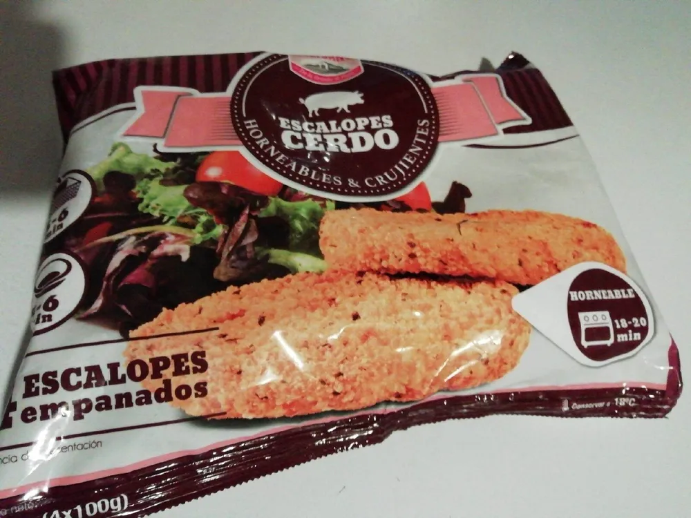 Escalopes de cerdo crujientes y sabrosos
