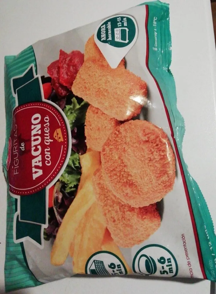 Figuritas de vacuno con queso
