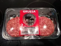Burger gruesa de vacuno y cerdo