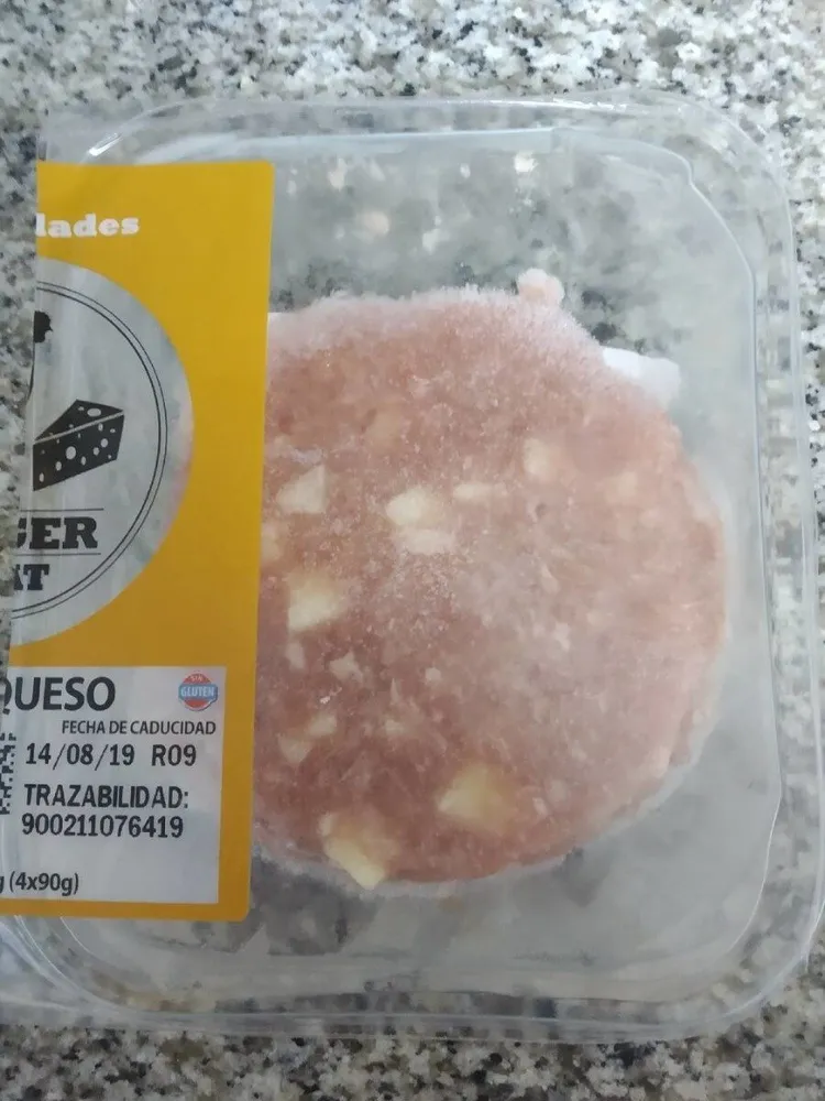 Burger de pollo y queso