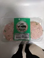Hamburgesa de pollo-cerdo-verduras
