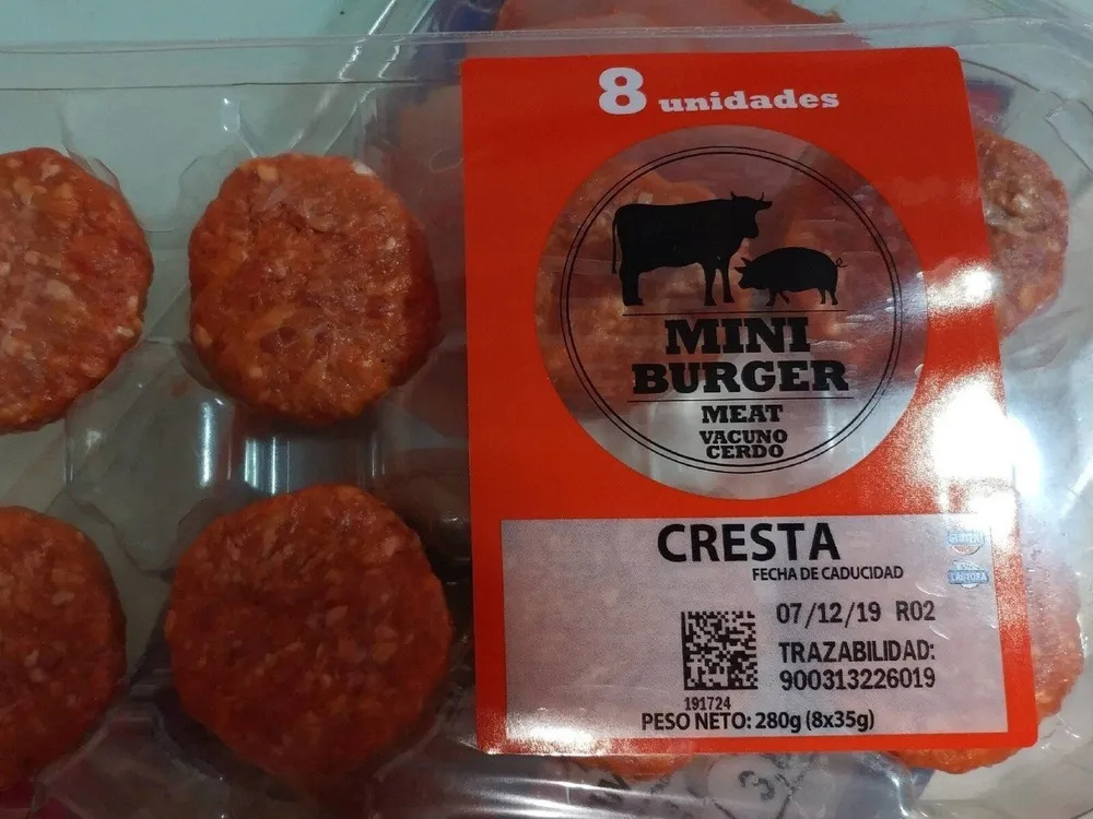 Mini burguer cresta