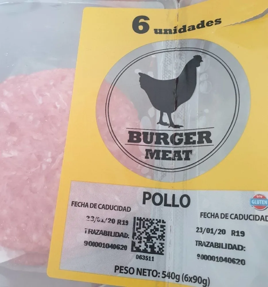 Burget meat pollo