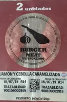 Burguer jamón y cebolla caramelizada