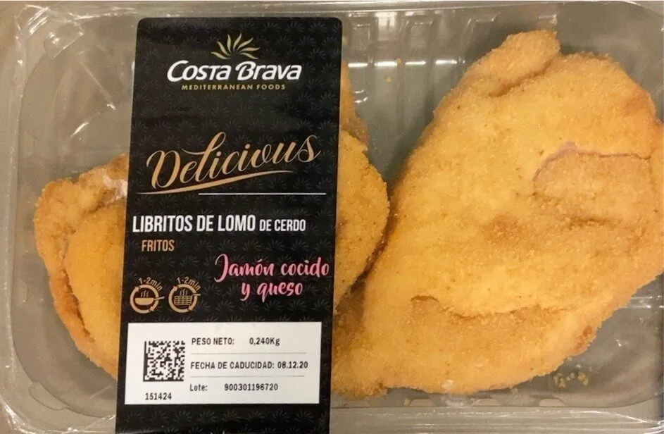 Libritos de lomo de cerdo