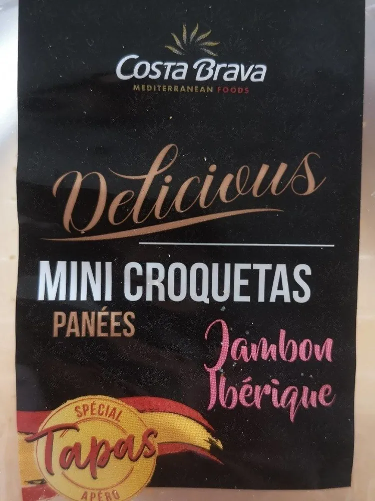 Mini croquetas de jambon ibérique, panées et frites