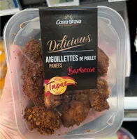 Aiguillettes de poulet panées barbecue