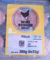 Mini hamburguesas de pollo