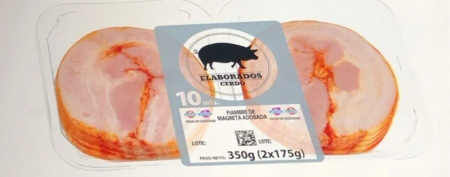 Fiambre de magreta de cerdo adobada