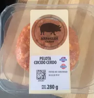 Pelota cocido cerdo