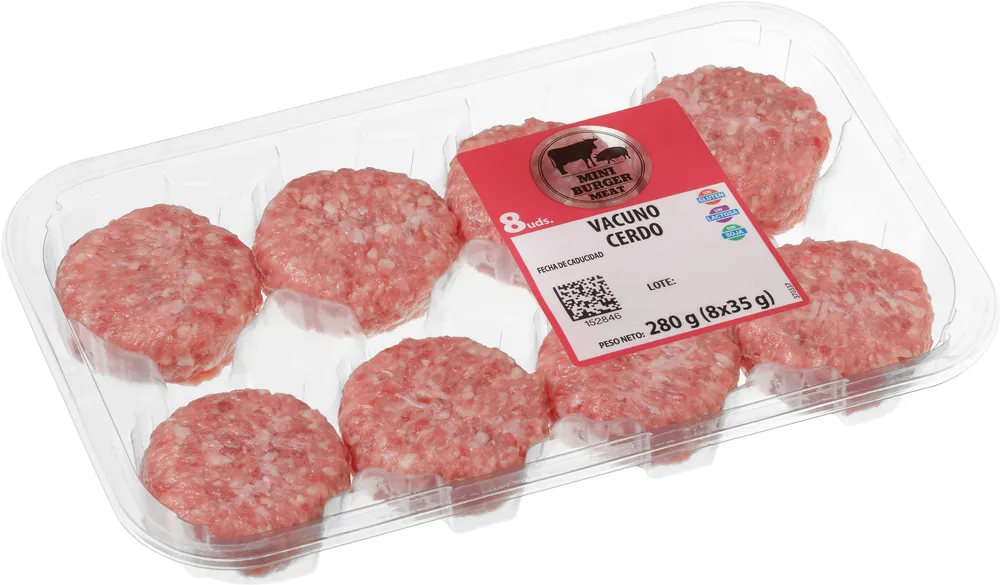 Mini burguer meat vacuno cerdo