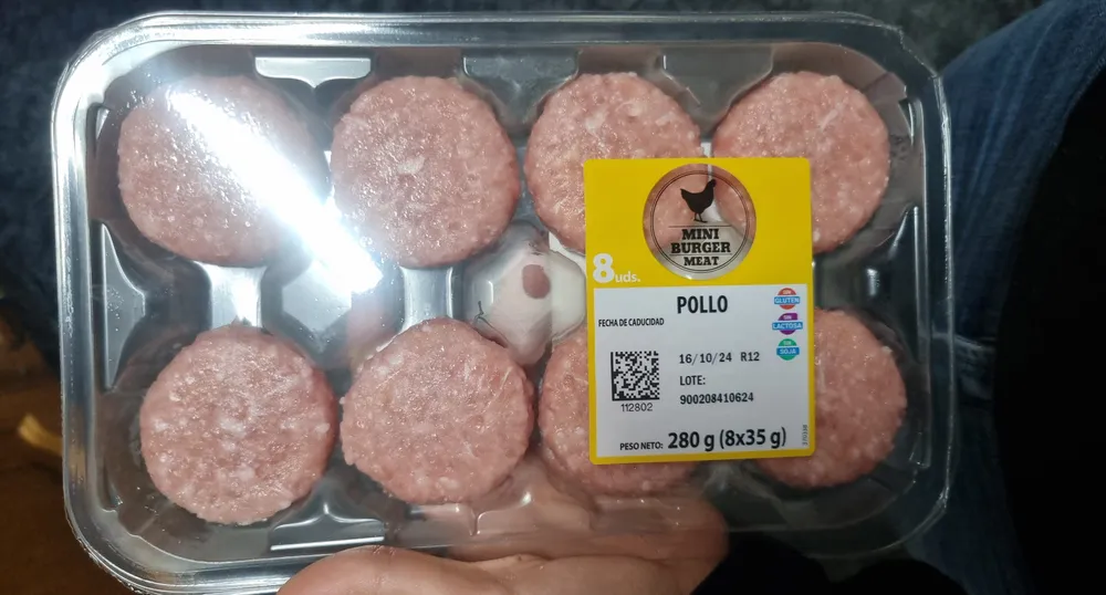 Mini hamburguesas de pollo
