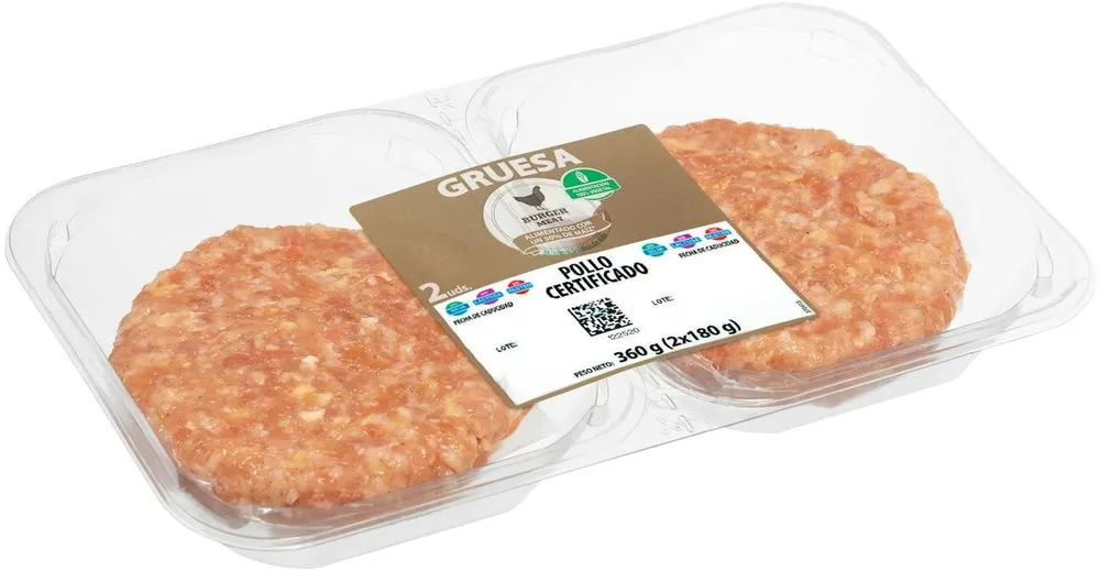 Burger de pollo gruesas