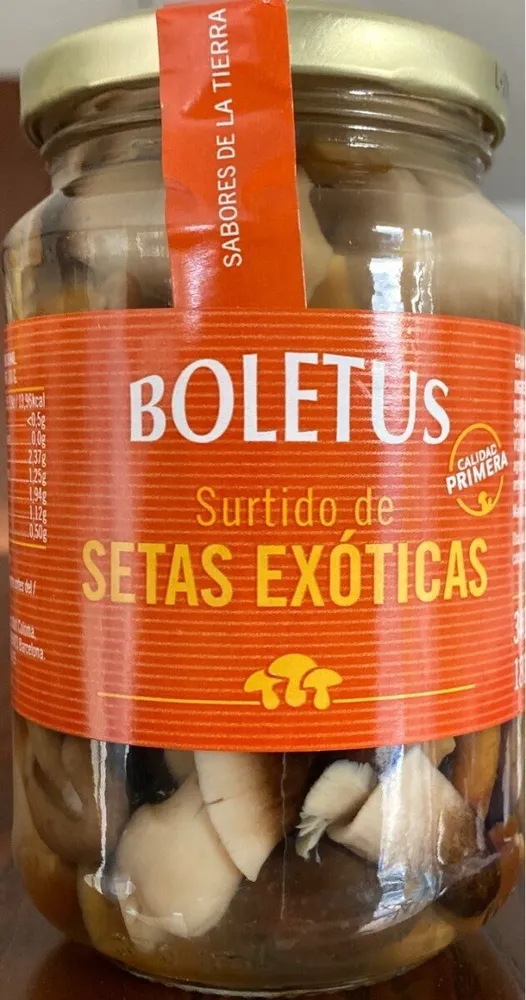 Surtido de setas exoticas