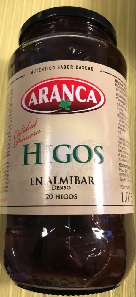 Higos en almibar