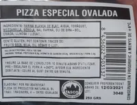 Pizza especial ovalada