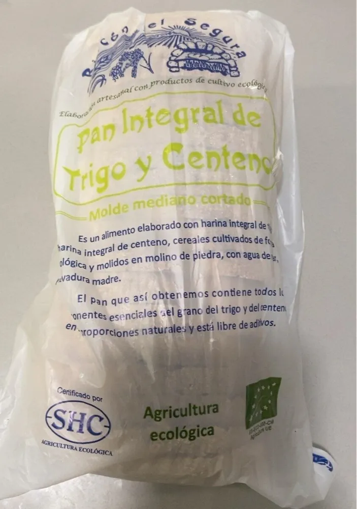 Pan integral de trigo y centeno