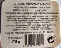 Arandanos deshidratados