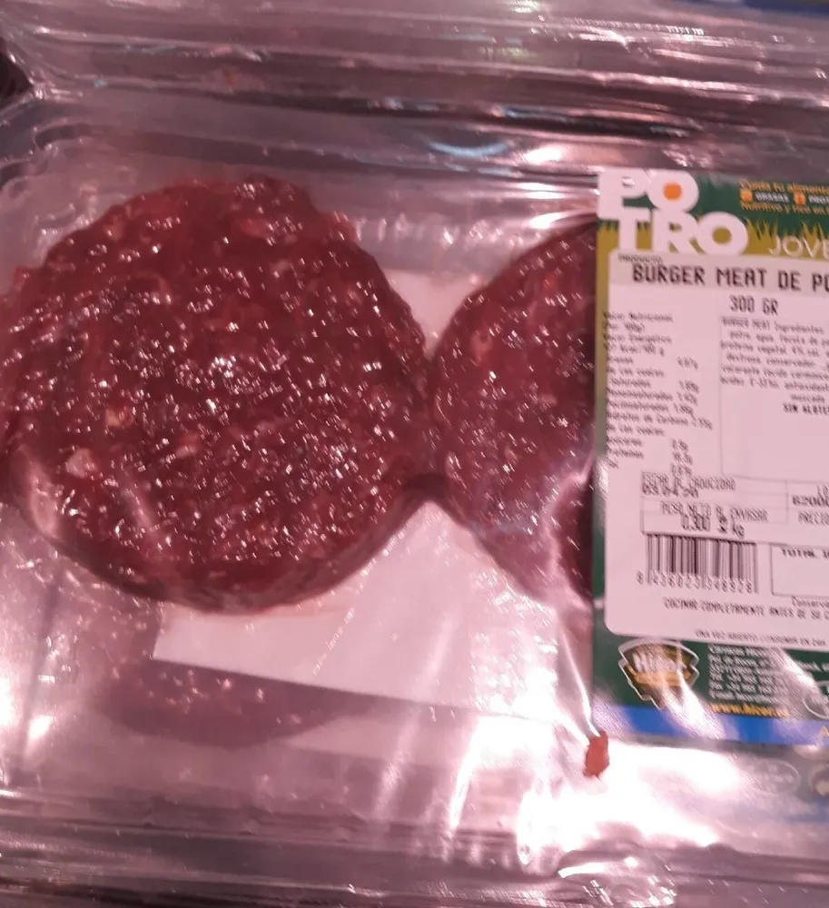 Burguer meat de potro