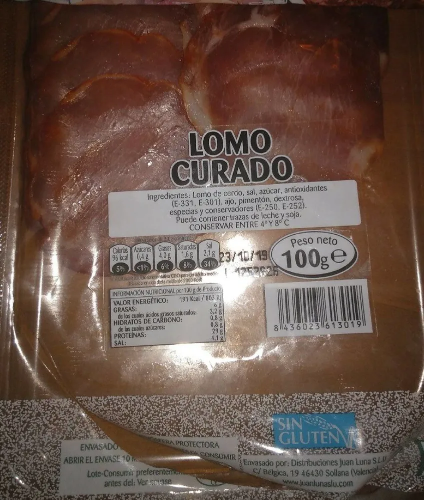 Lomo curado