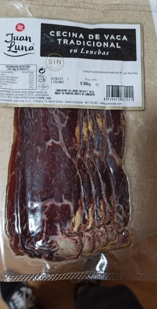 Cecina de vaca