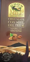 Chocolate con miel del Teide con almendras