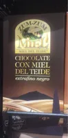 Chocolate con miel del Teide negro