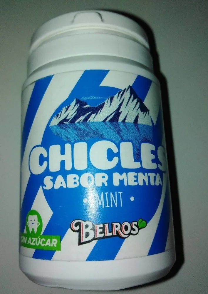 Chicles sabor menta
