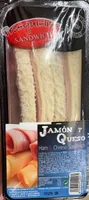 Sandwich jamon y queso