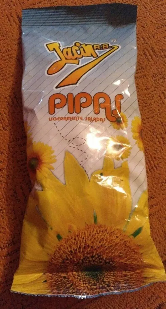 Pipas de girasol con sal