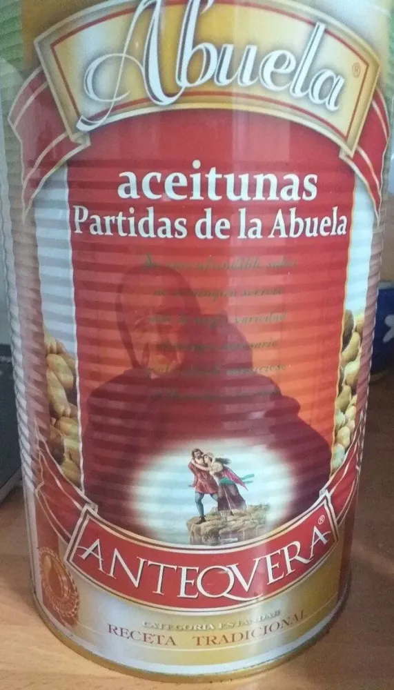 Aceitunas partidas de la abuela