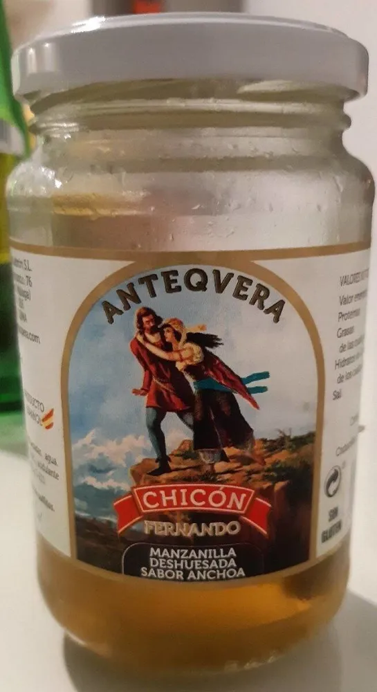 Manzanilla deshuesada sabor anchoa