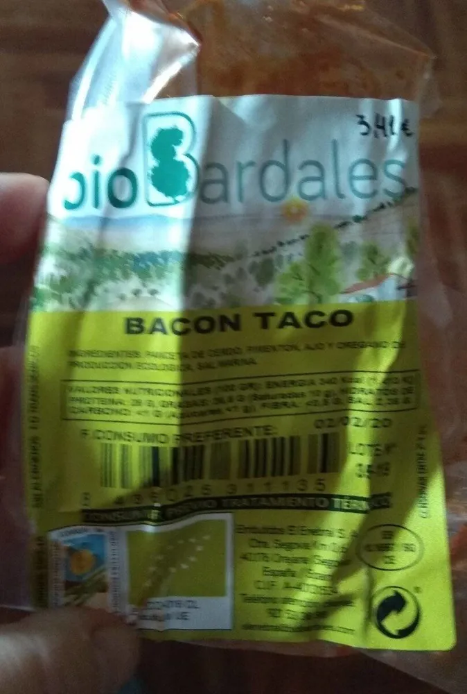 Bacon taco