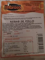 Kebab de pollo