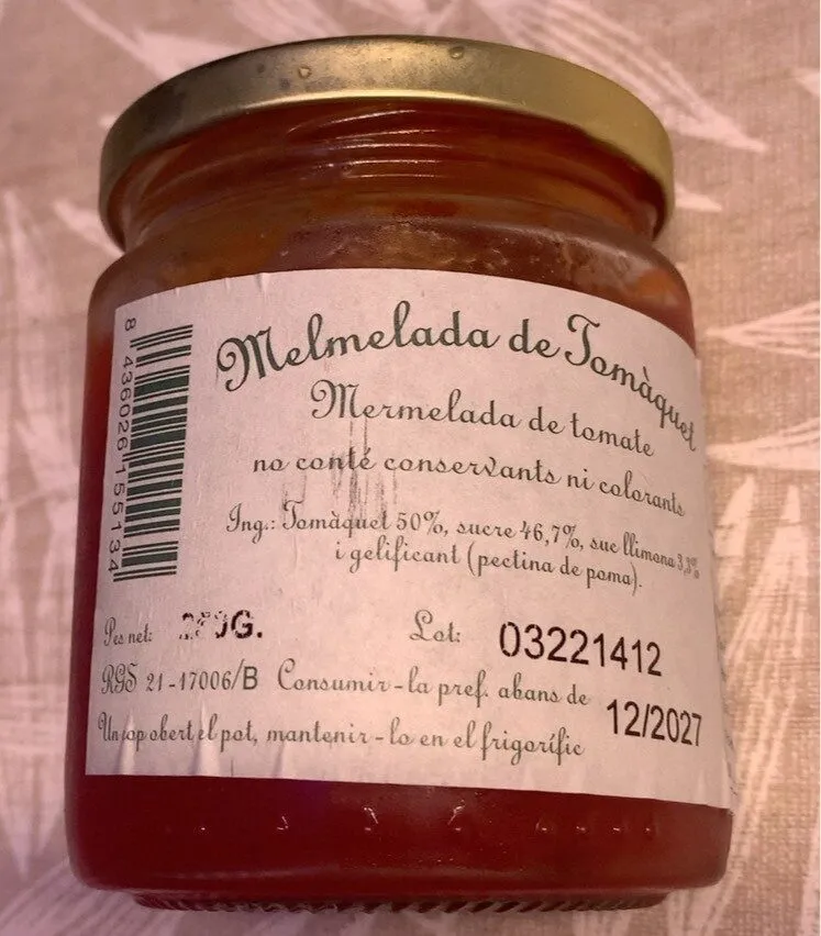 Mermelada de tomate