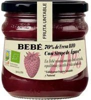 Mermelada de fresa con sirope de ágave