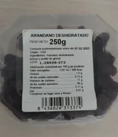 Arándano deshidratado